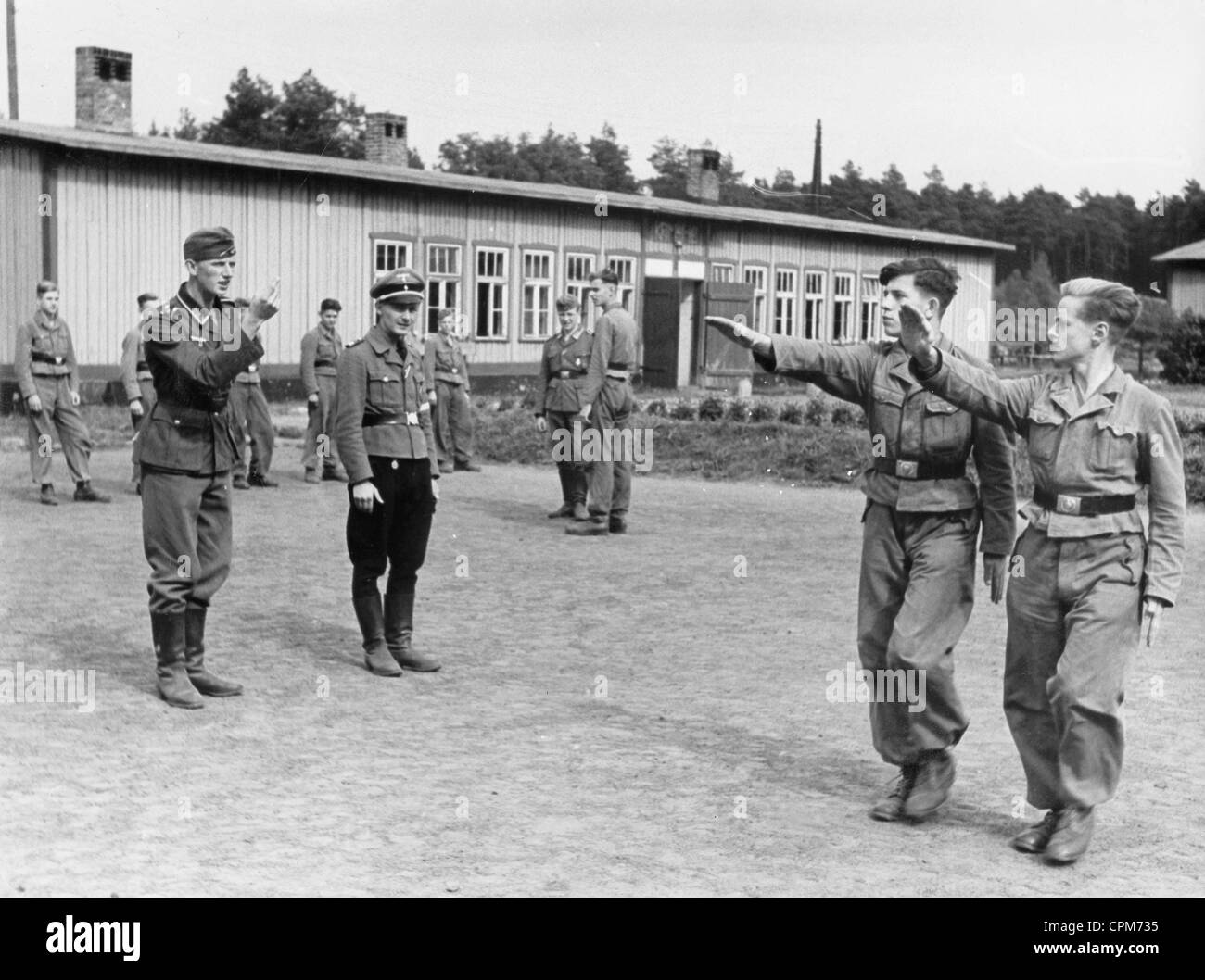 Hitler-Jugend Mitglieder in Pre-militärischen Ausbildung, 1942 Stockfoto