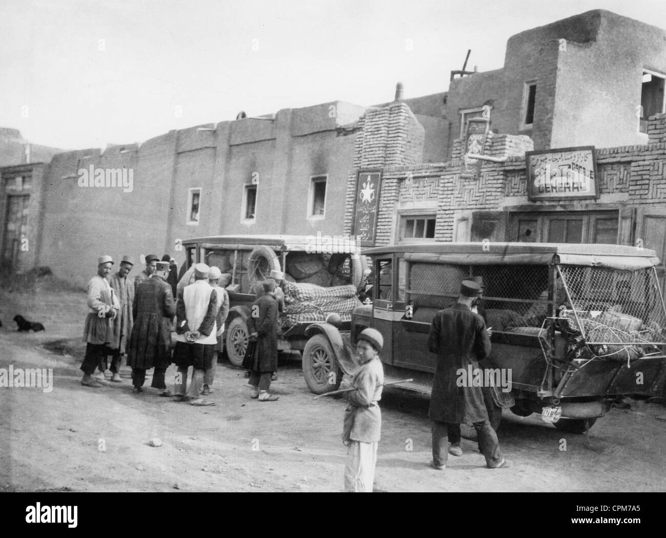 Verkehr in Persien, 1929 Stockfoto