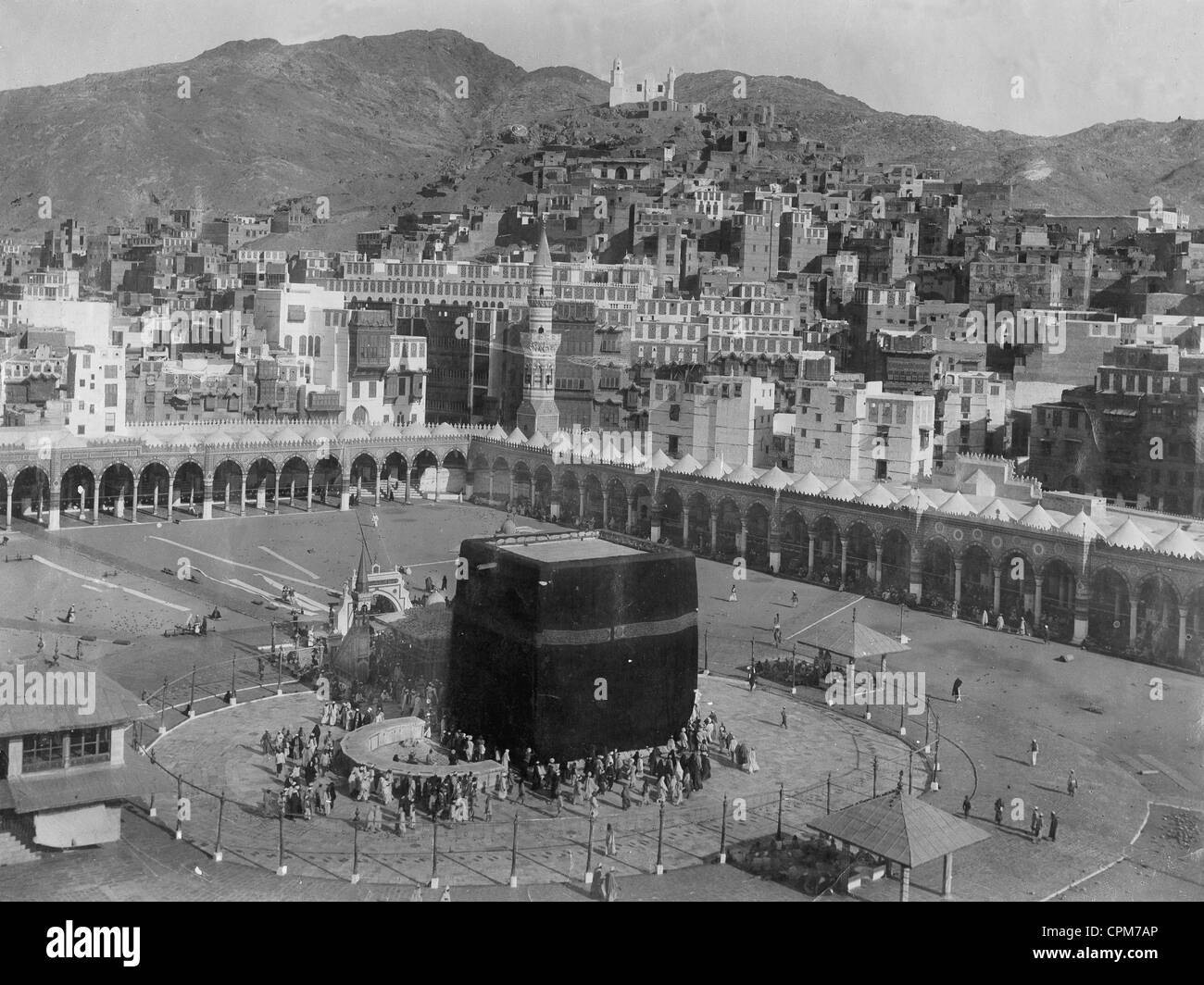Kaaba in Mekka, 1934 Stockfoto