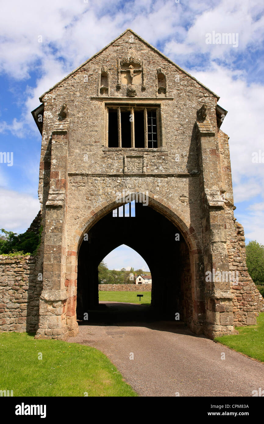 Das Torhaus Cleeve Abbey in Somerset Stockfoto