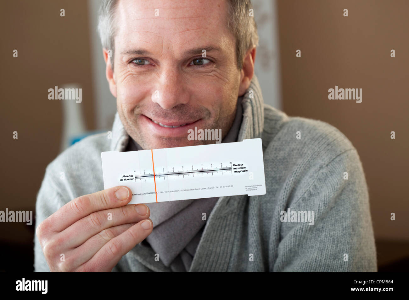 MESS-SCHMERZEN Stockfoto