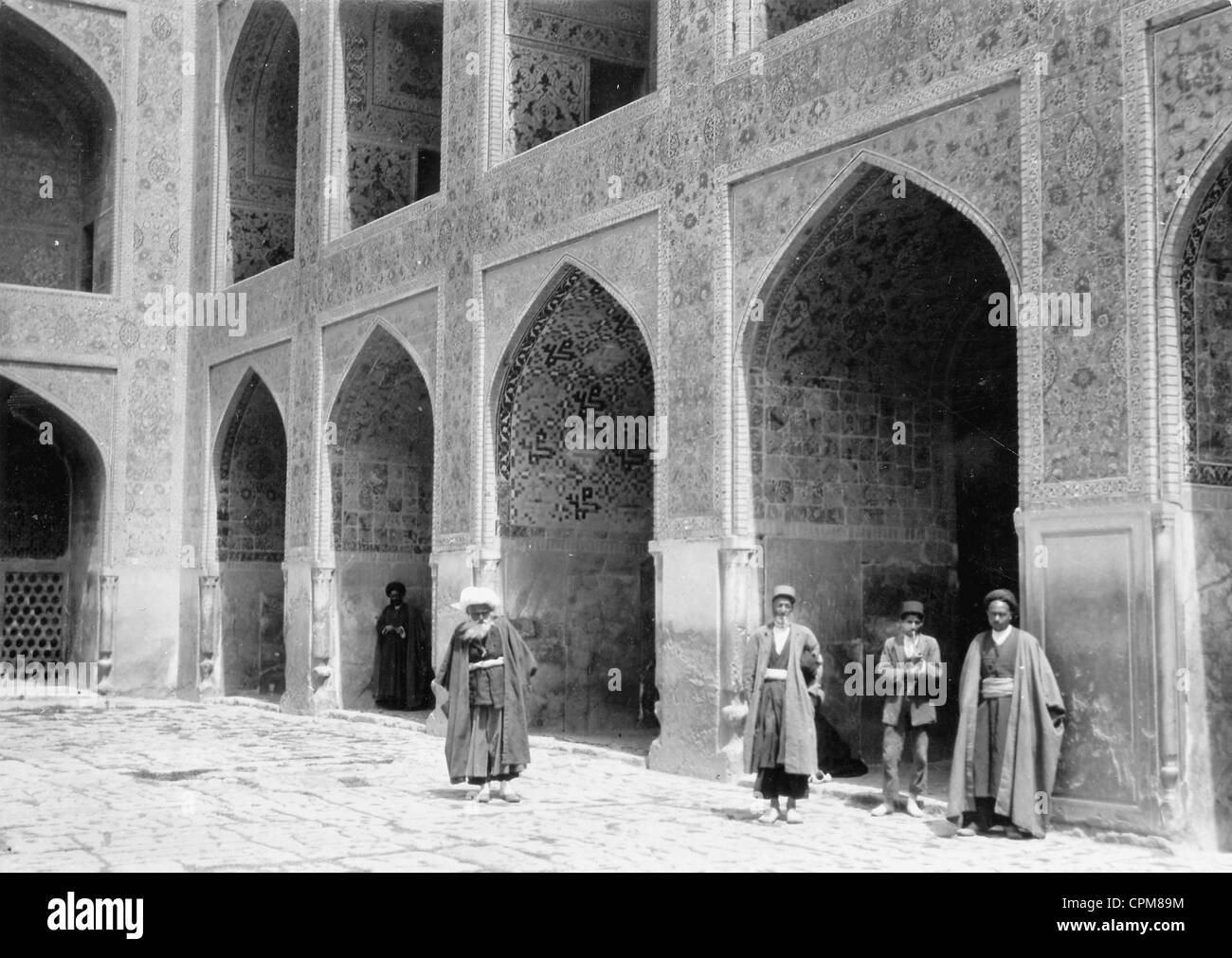 Moschee in Isfahan in Persien, 1932 Stockfoto