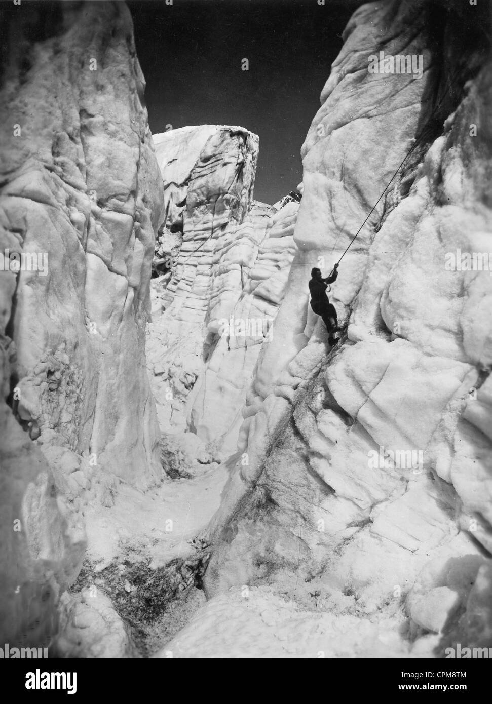 Filmszene aus "The Golden Glacier", 1932 Stockfoto