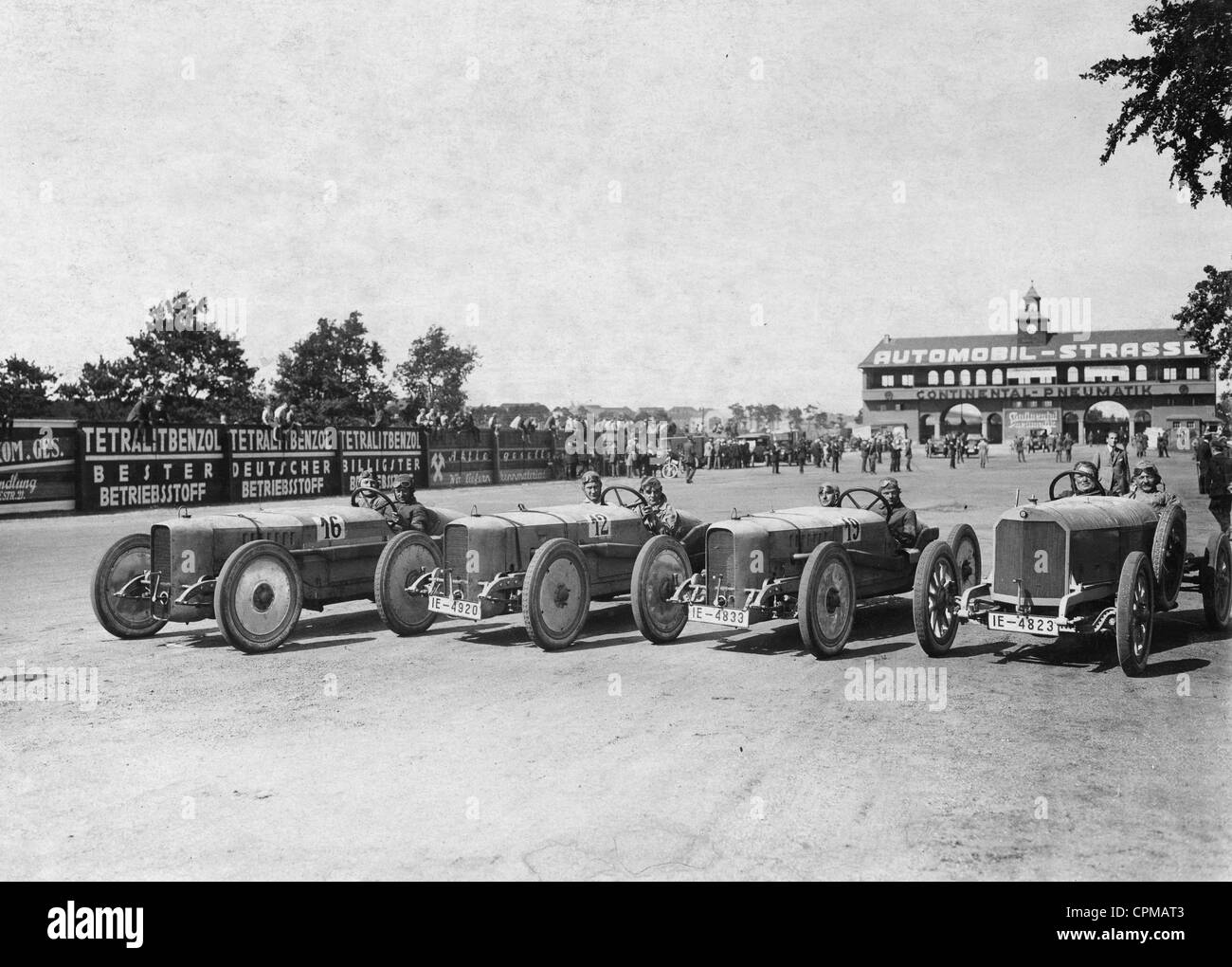 Autorennen auf der Avus, 1922 Stockfoto