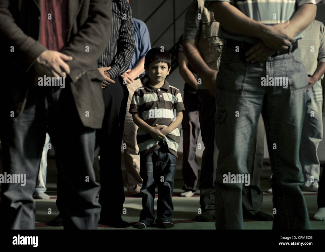 Fremde sterben Stockfoto