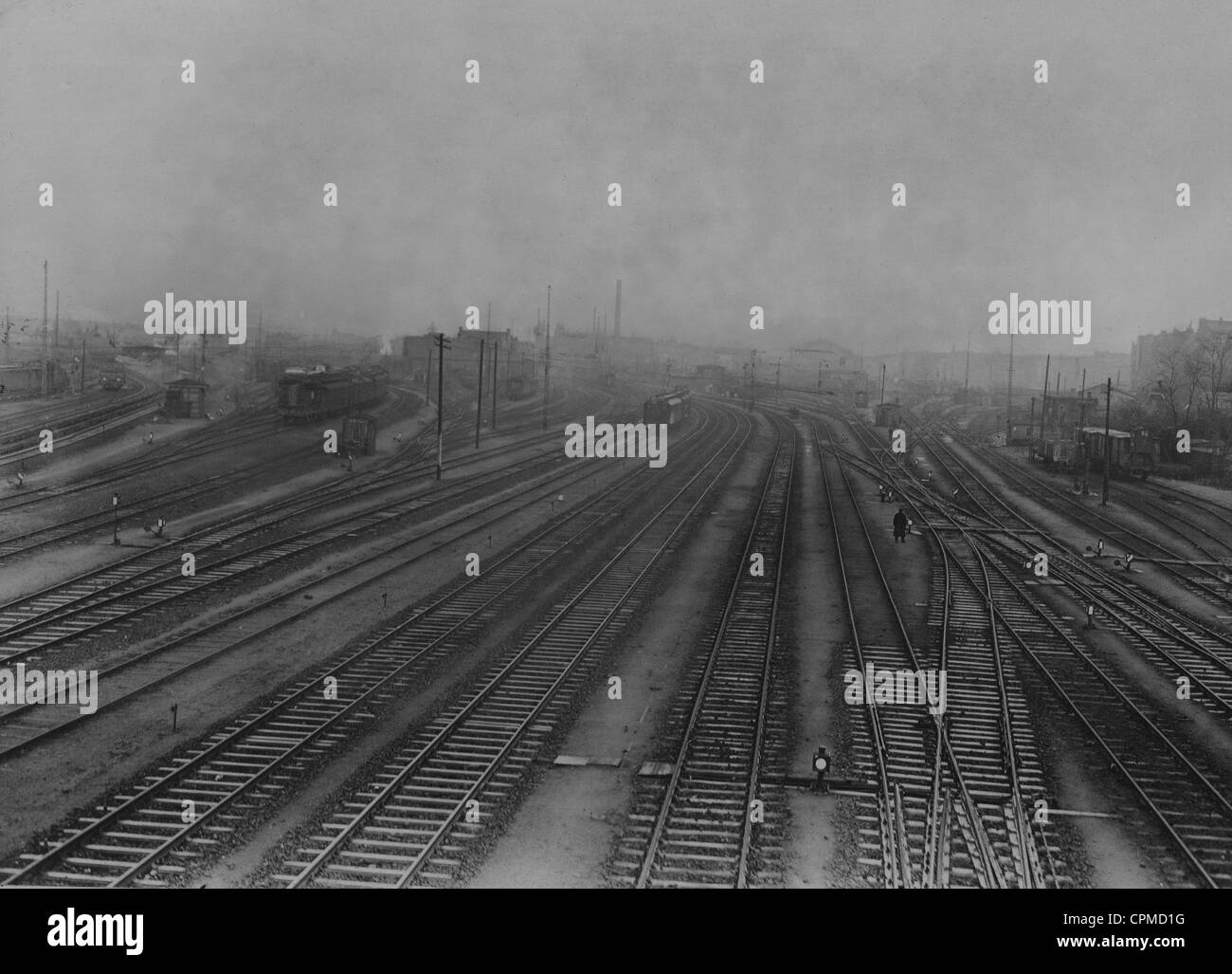 Eisenbahn-Streik im Deutschen Reich, 1922 Stockfoto