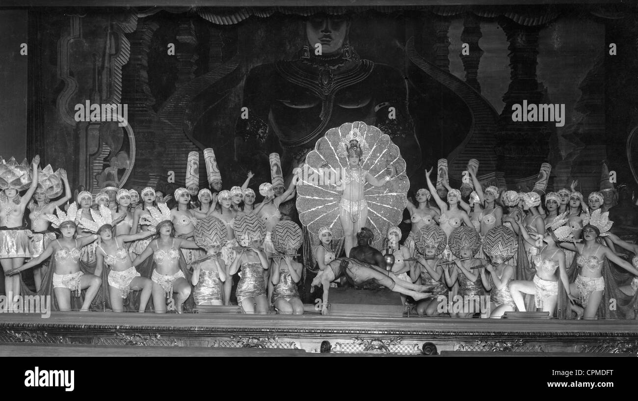 Revue in Berlin, 1925 Stockfoto