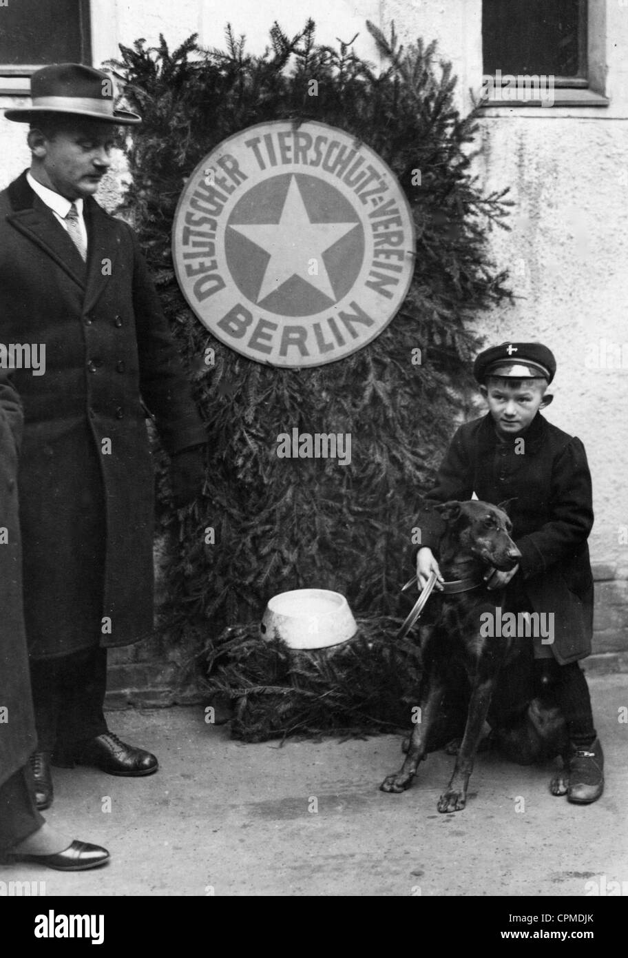 Ehren einen Hund durch die deutsche Animal Protection Society, 1931 Stockfoto