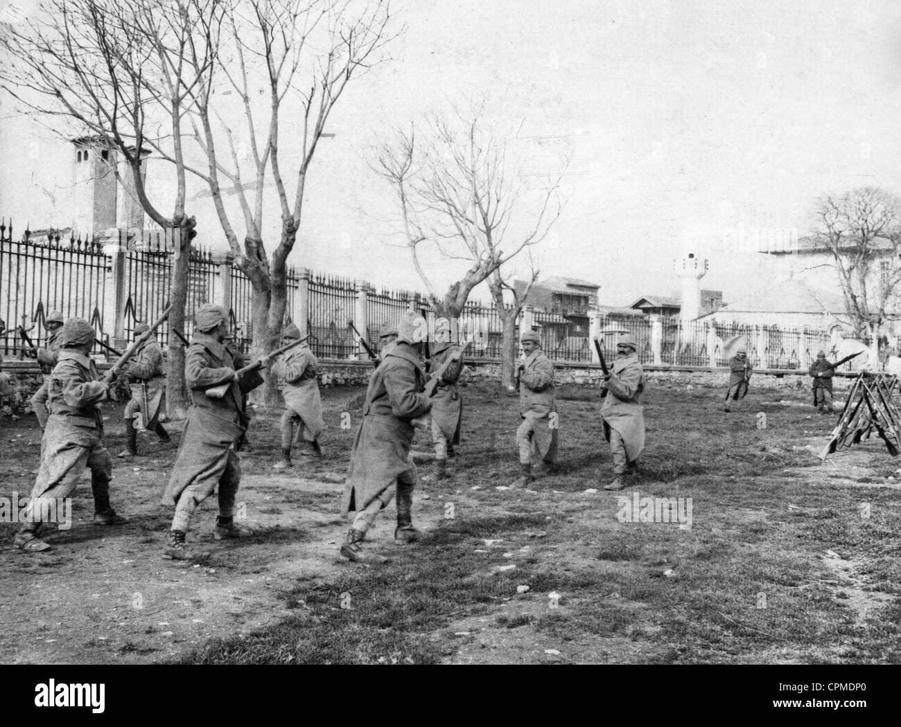 Training der türkischen Truppen im ersten Weltkrieg 1916 Stockfoto