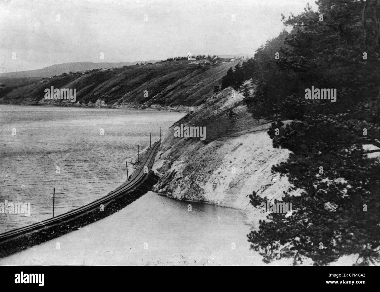 Die Transsibirische Eisenbahn, 1918 Stockfoto