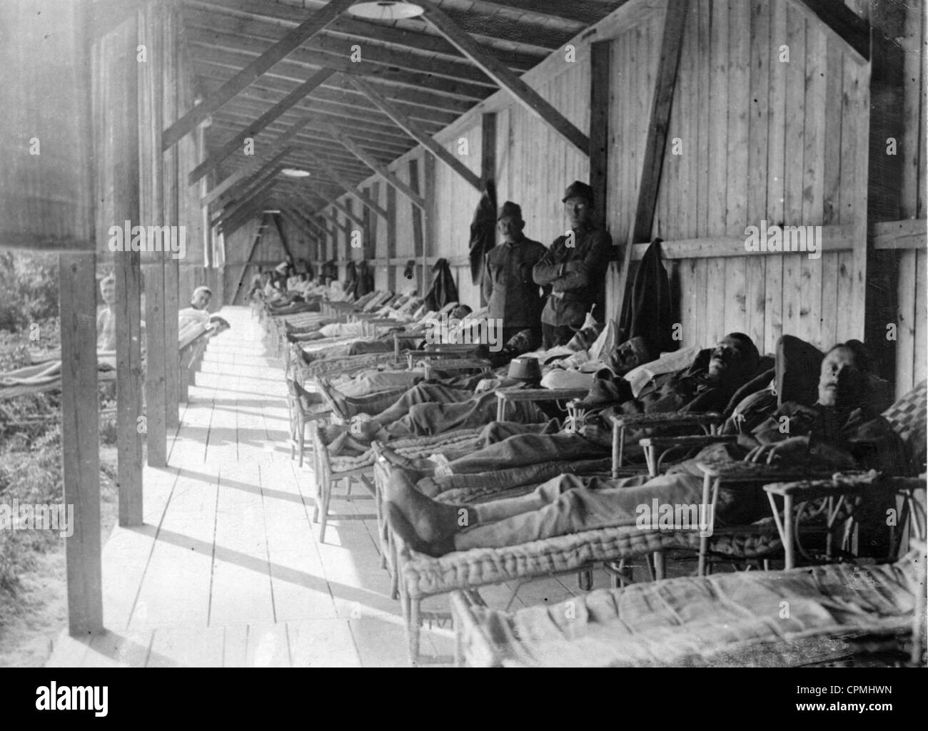 Tuberkulose-Sanatorium in Schloss Tentschach, 1913 Stockfoto