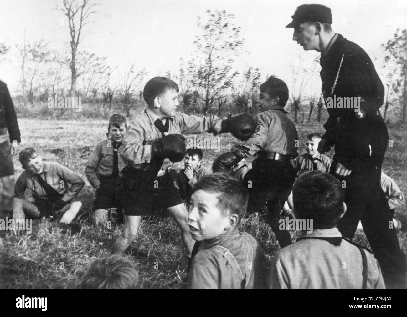 Deutsche Kinder in Ungarn in der Kinderlandverschickung (Evakuierung Kinderprogramm), 1942 Stockfoto