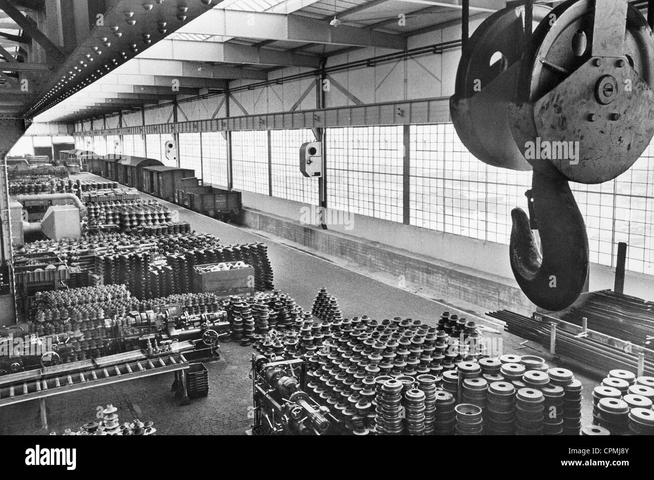 Anlage von der Adam Opel AG in Brandenburg, 1936 Stockfoto