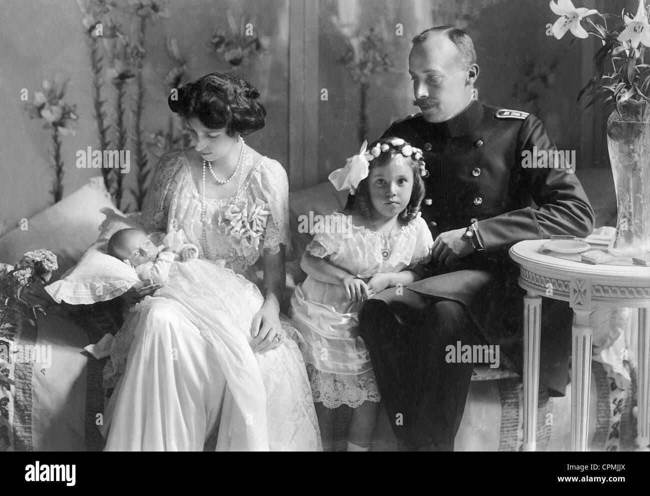 Die Familie von Prinz William von Wied, 1913 Stockfoto