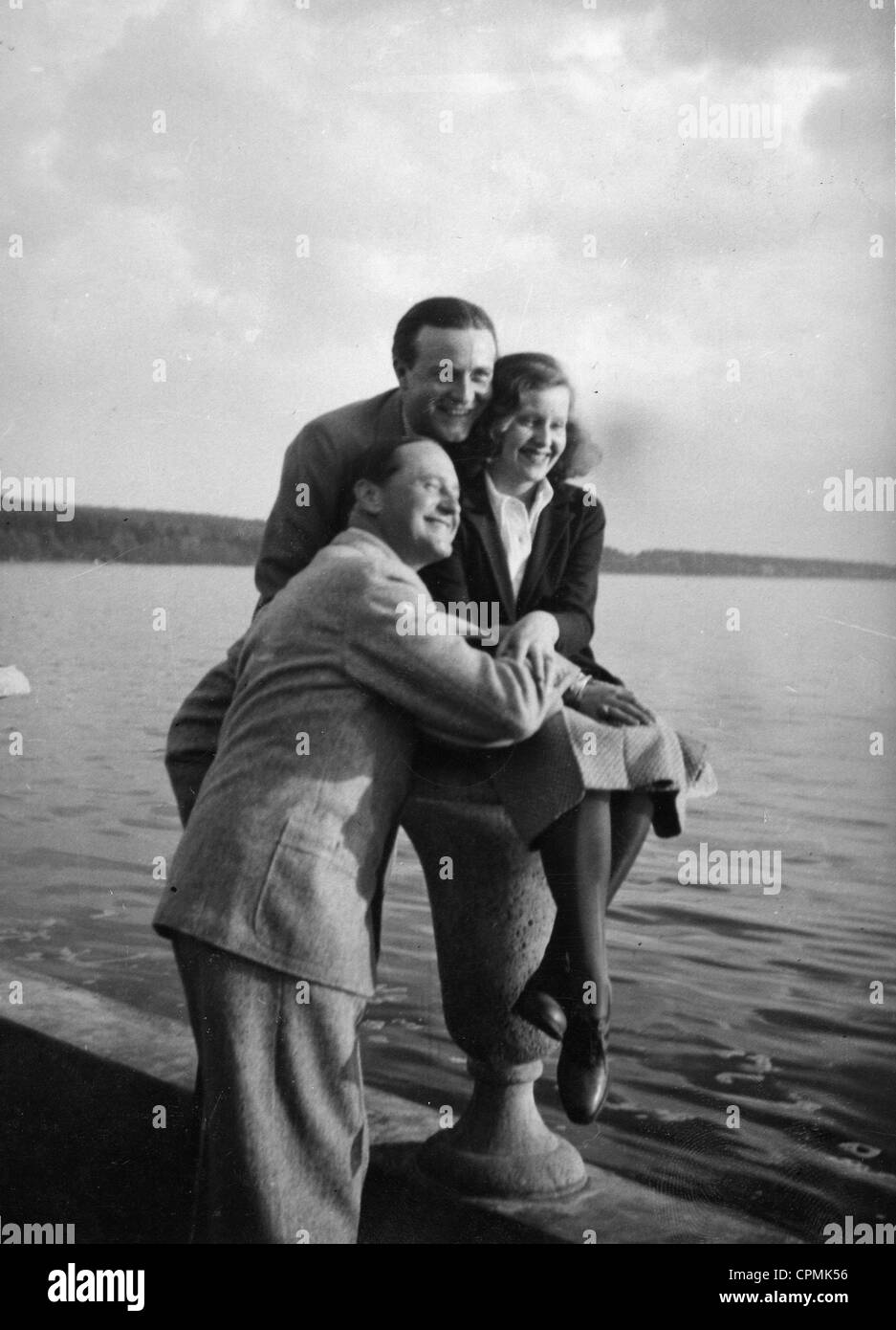 Harry Liedtke, Willy Fritsch und Lilian Harvey, 1931 Stockfoto