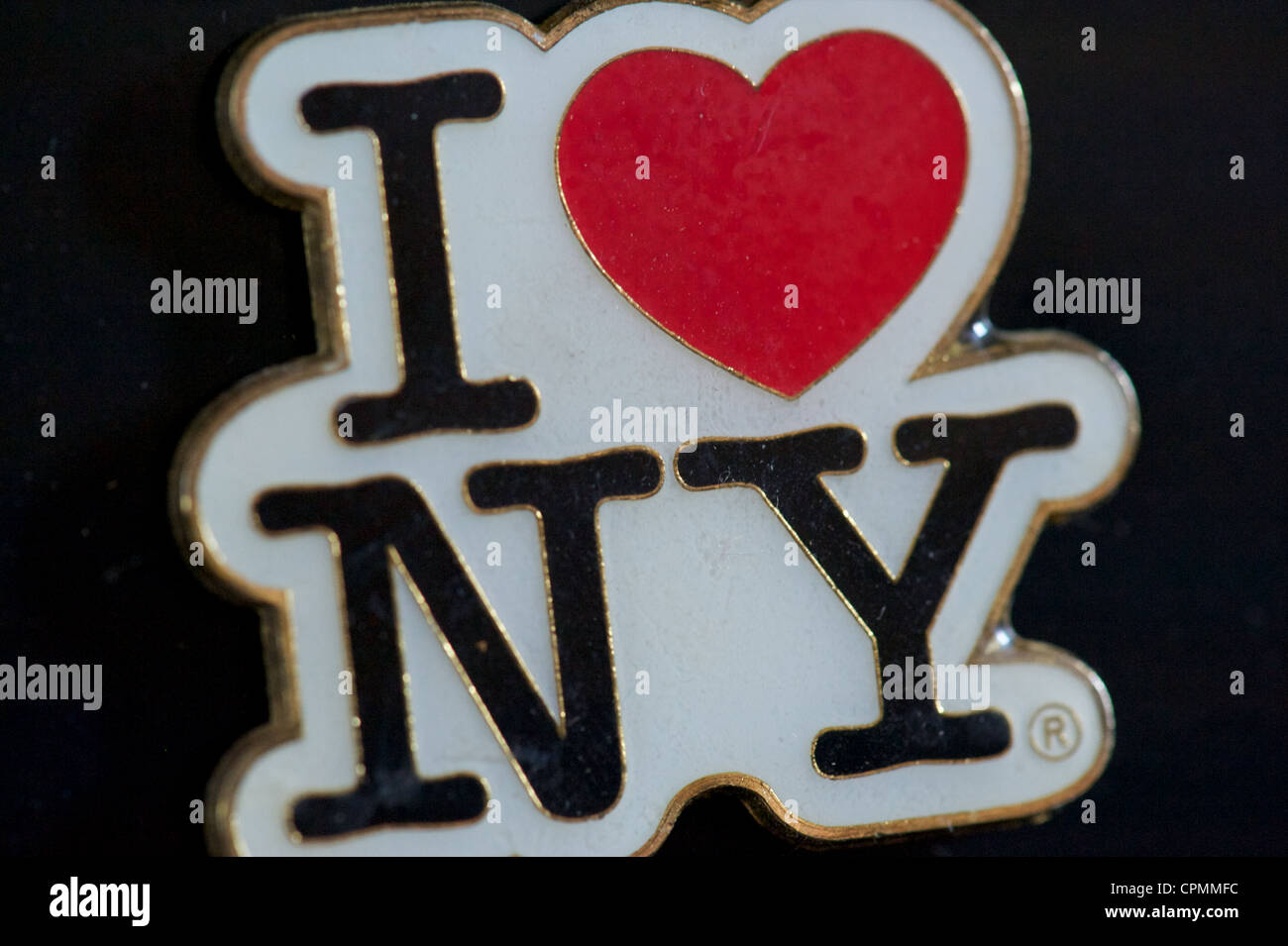 Ich liebe New York-Kühlschrank-Magnet. Stockfoto