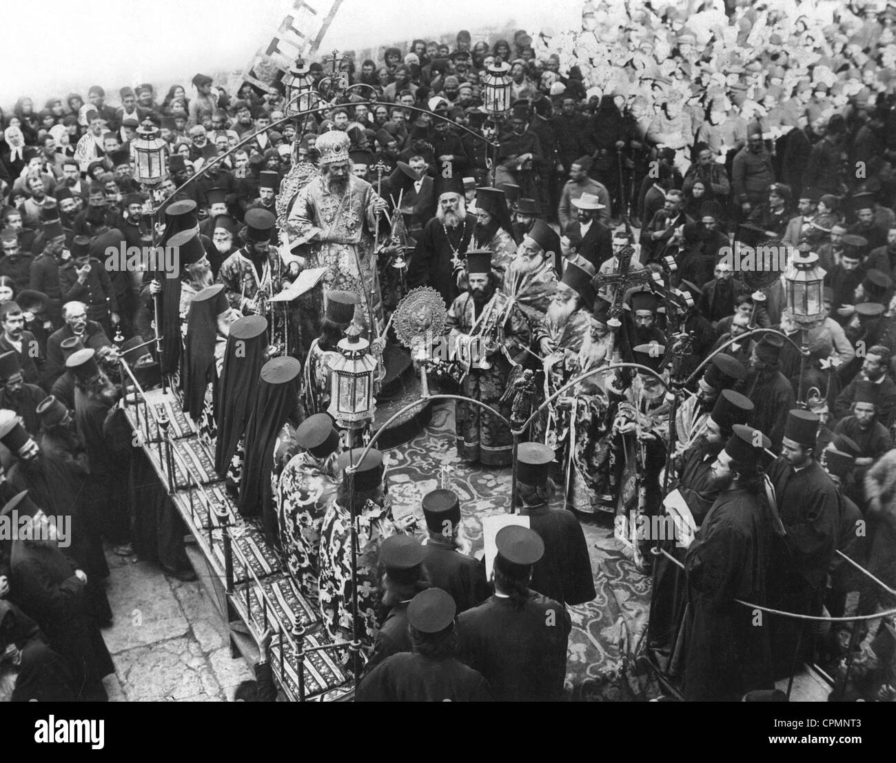 Osterprozession in Jerusalem, 1913 Stockfoto