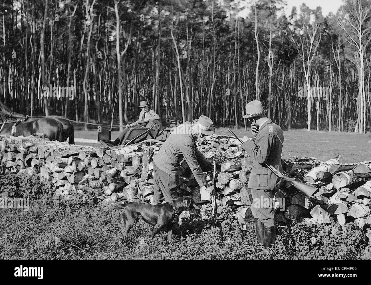 Holzindustrie im besetzten Polen, 1941 Stockfoto