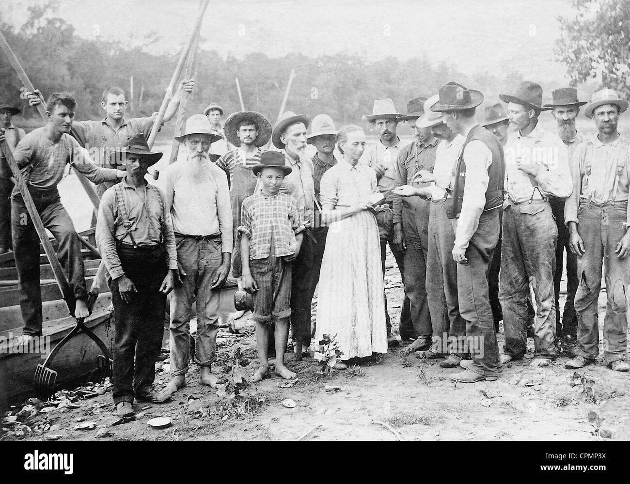 Pearl Diver auf dem Mississippi, 1906 Stockfoto