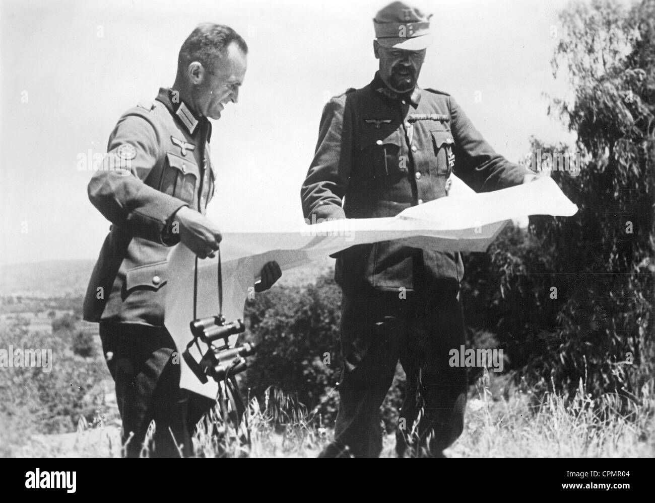 Gebirgsjäger auf Kreta 1941 Stockfoto