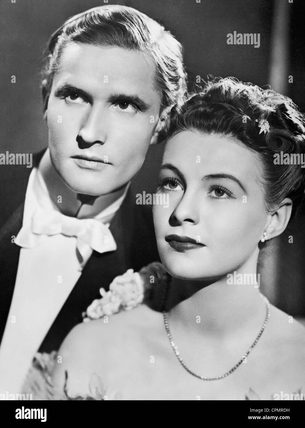 Hannes Stelzer und Ilse Werner in "Bal Pare', 1940 Stockfoto