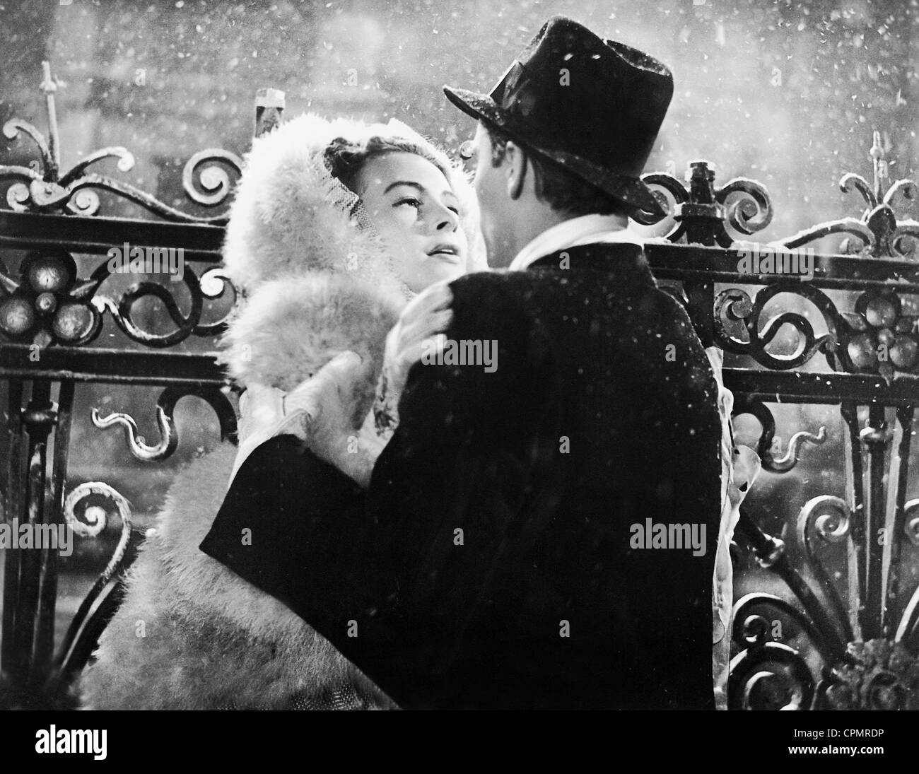 Ilse Werner und Hannes Stelzer in "Bal Pare', 1940 Stockfoto