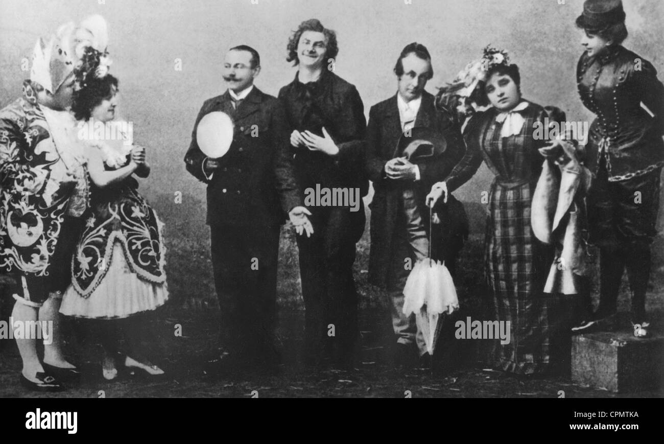 Premiere der Operette "Frau Luna", 1899 Stockfoto