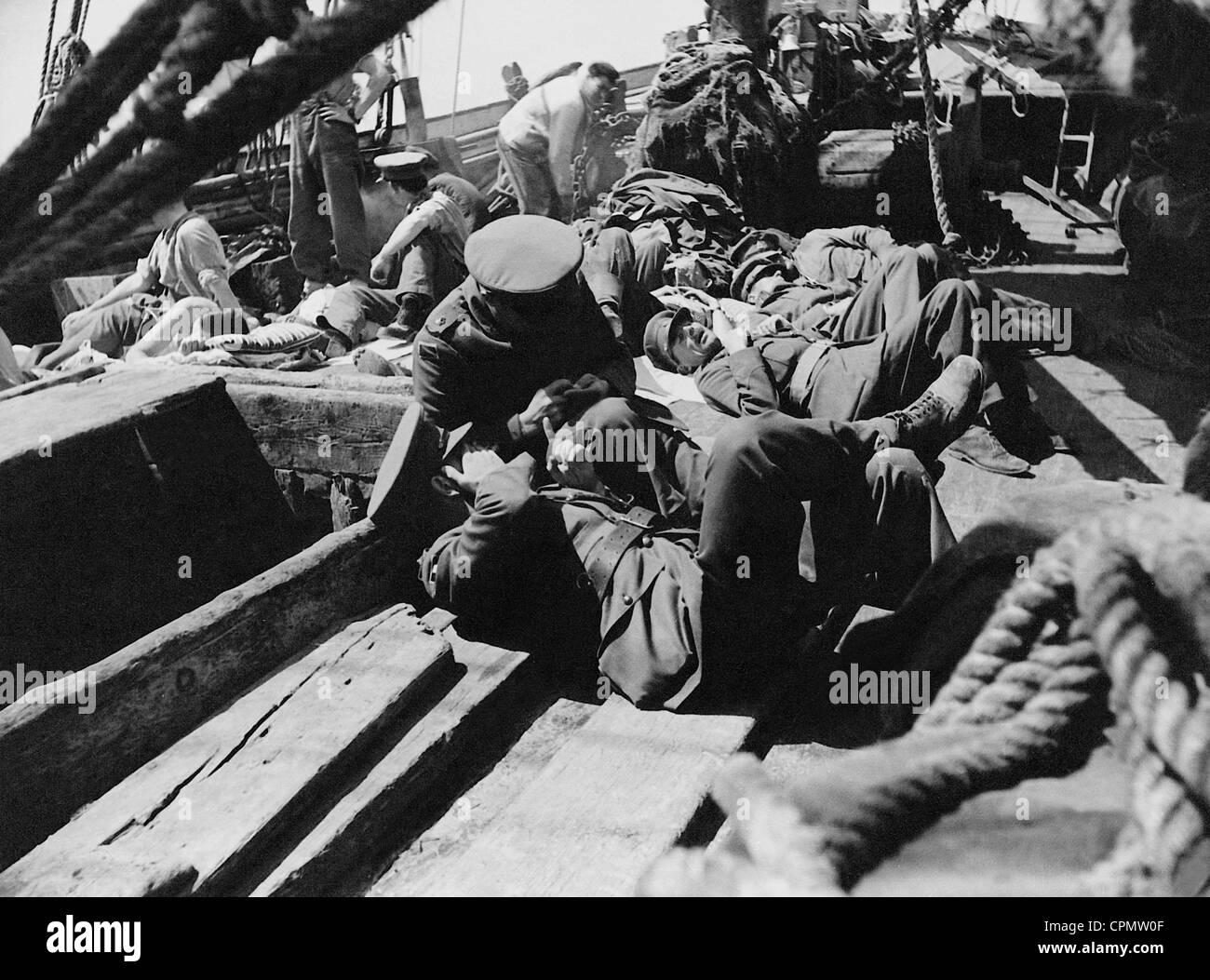Griechische Soldaten gefangengenommen von den deutschen, 1941 Stockfoto