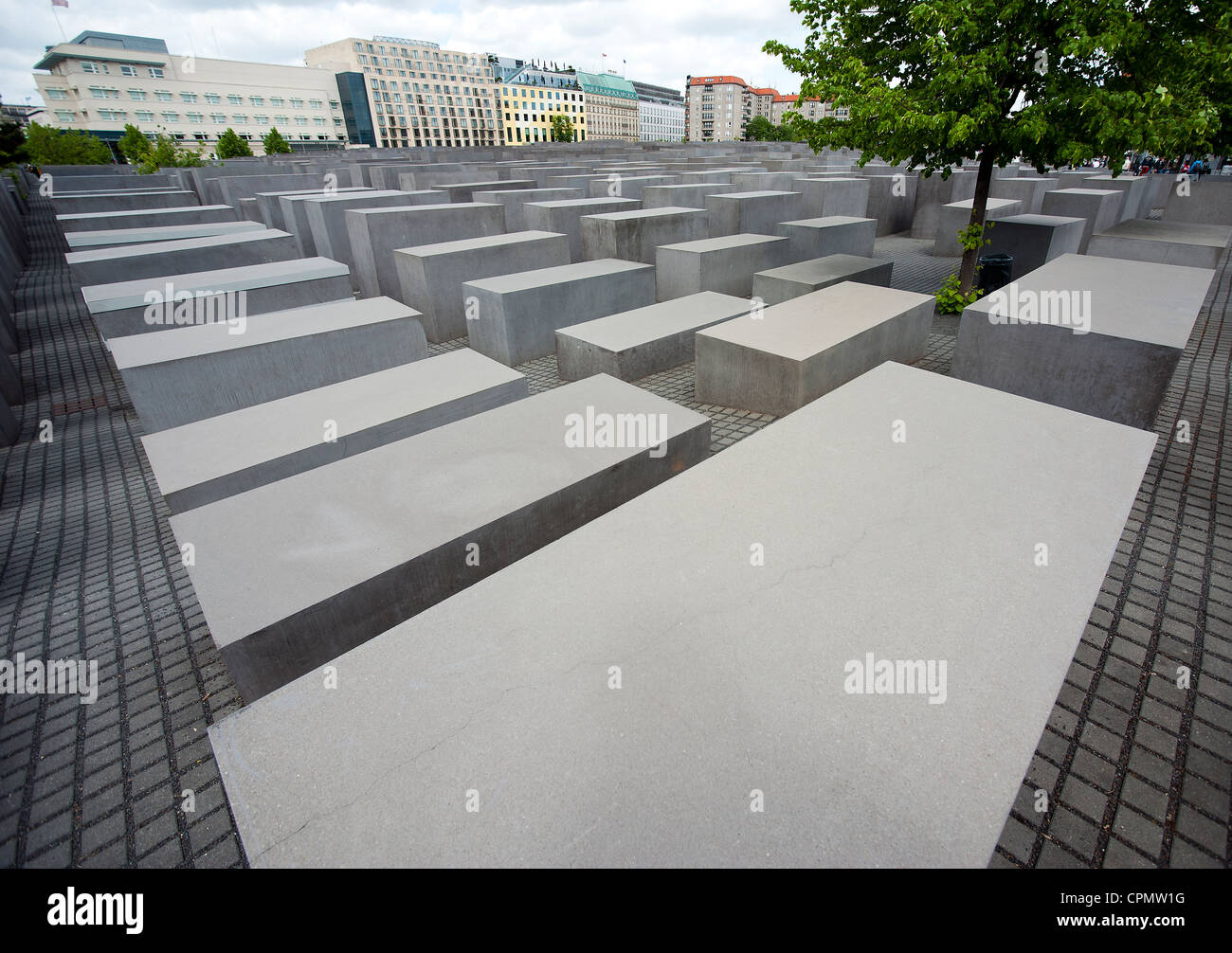 Holocaust-Denkmal, Berlin, Deutschland Stockfoto