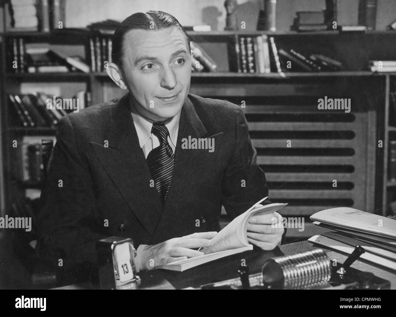 Theo Lingen in "War Wird Hier Gespielt?", 1940 Stockfoto