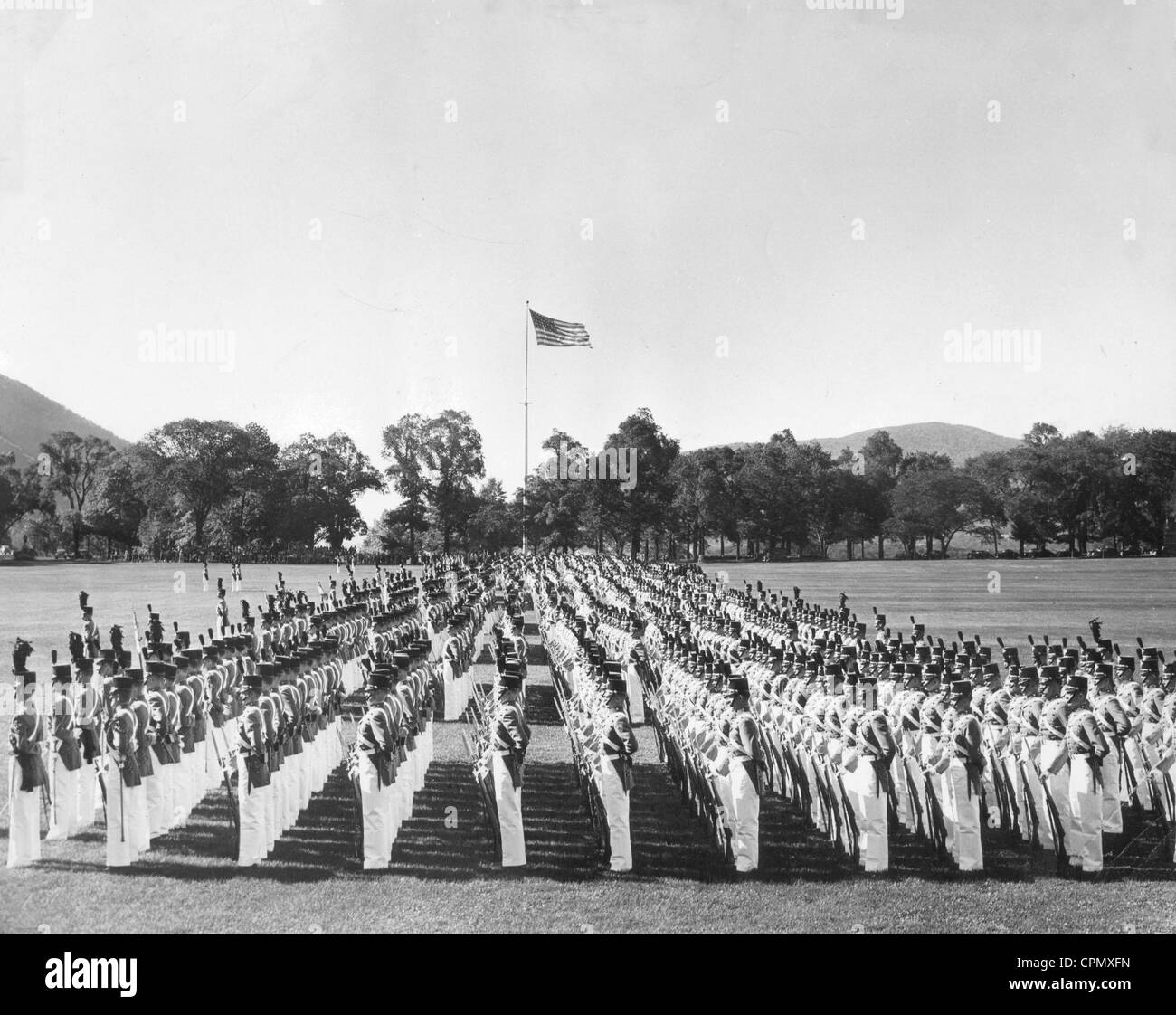 Kadetten der amerikanischen Militärakademie West Point, 1942 Stockfoto