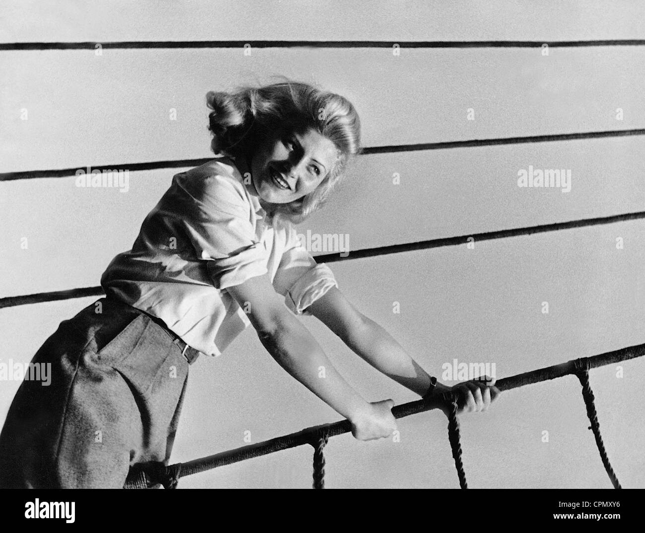 Winnie Markus in "Reise ins Abenteuer", 1943 Stockfoto