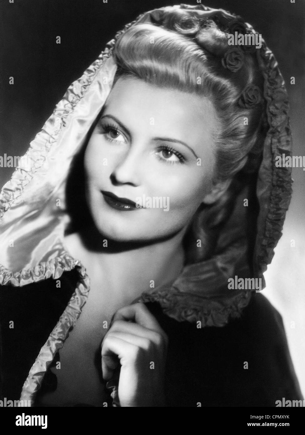 Winnie Markus in "Lieben, in denen die Götter", 1942 Stockfoto
