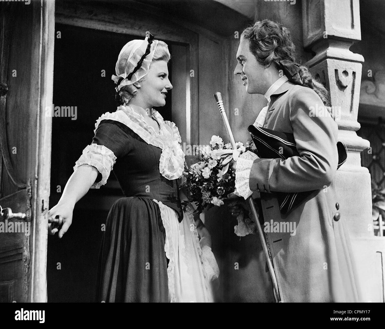 Winnie Markus und Hans Holt in "Liebe wen die Götter", 1942 Stockfoto