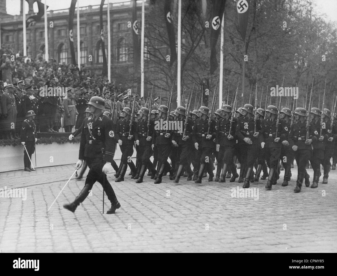 Parade der Truppen Dienst Stockfoto