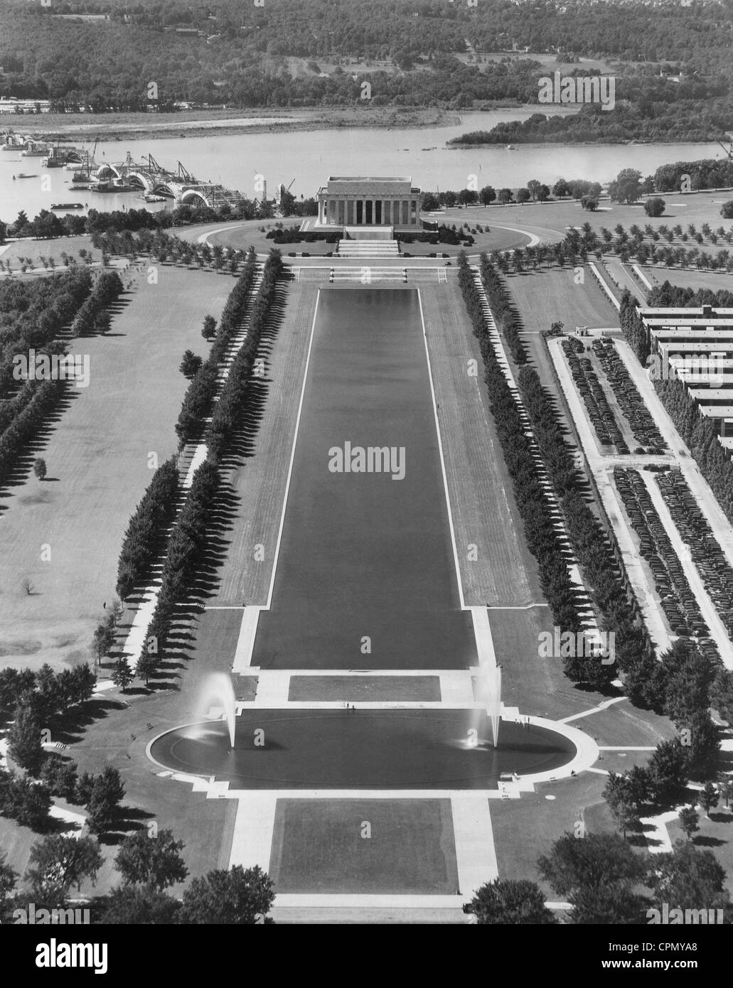 Lincoln Memorial in Washington, 1928 Stockfoto