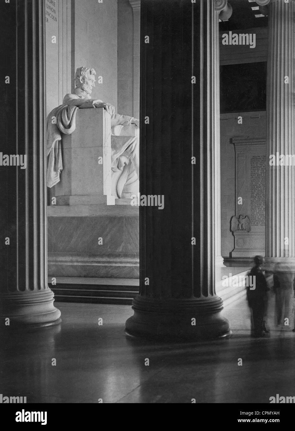Lincoln Memorial in Washington, 1935 Stockfoto