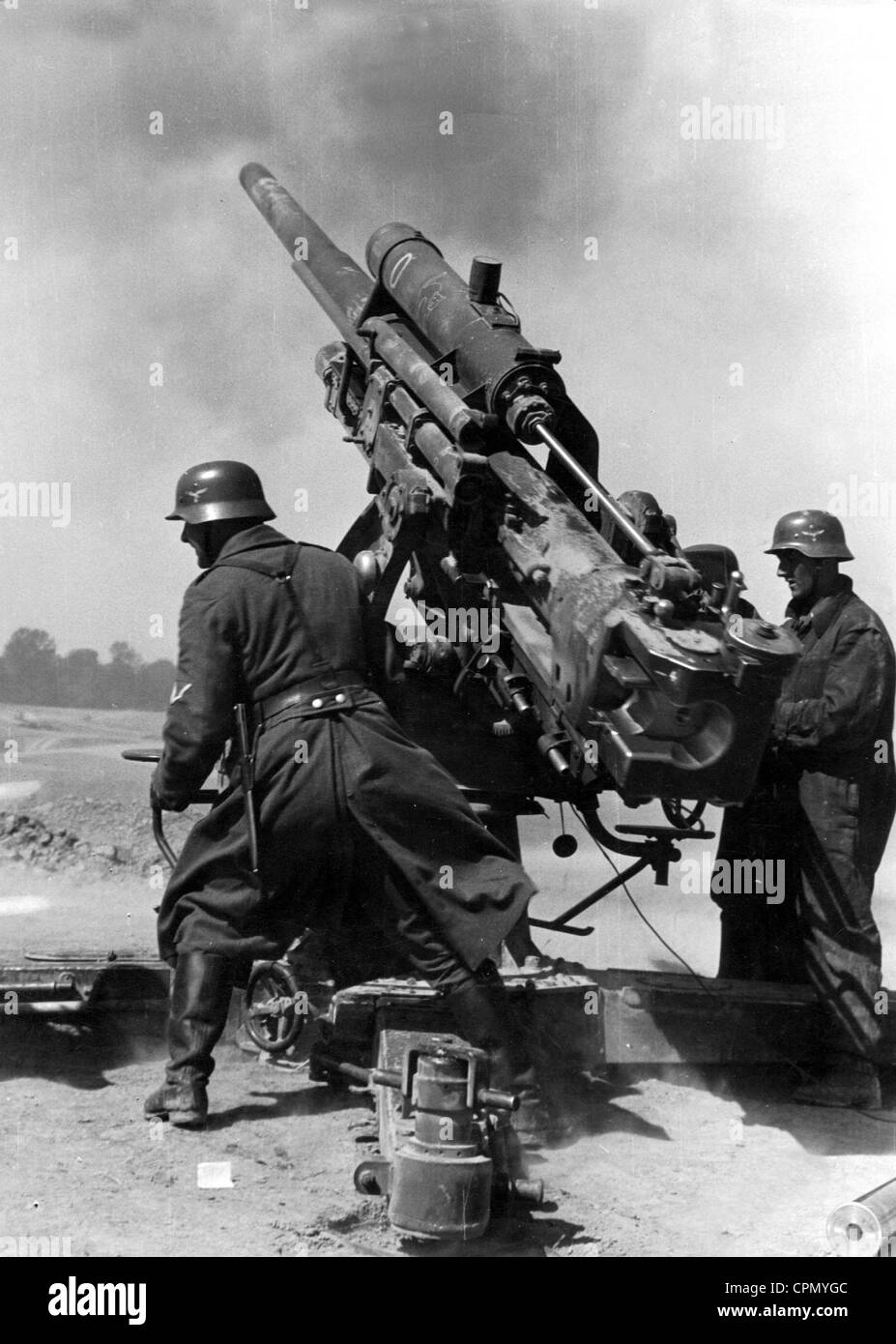 Deutsche Anti-Aircraft Bewaffnung, Zweiter Weltkrieg Stockfoto