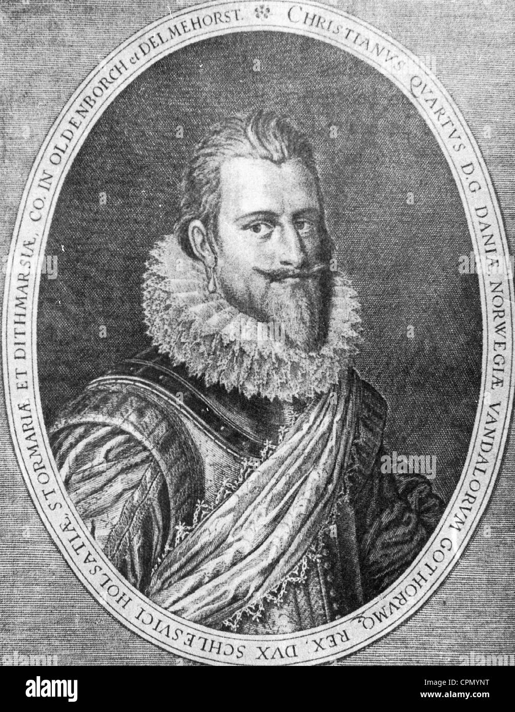 Christian IV von Dänemark Stockfoto