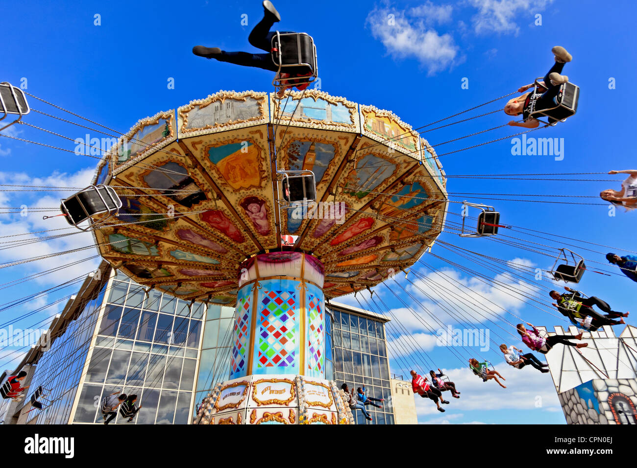 3977. promenade Kirmes, Bournemouth, Dorset, Großbritannien Stockfoto