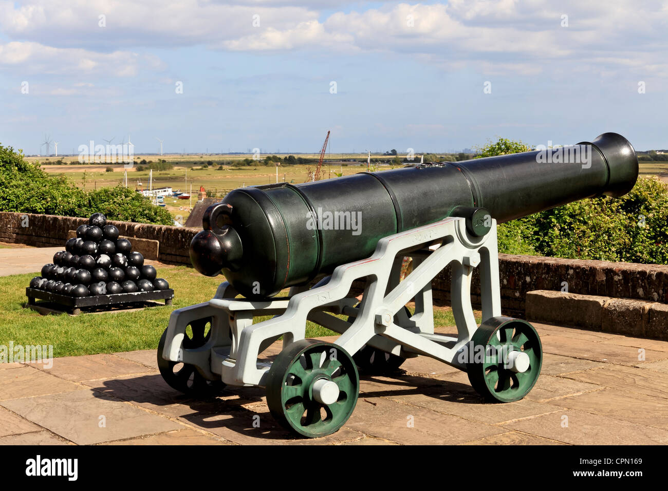 4013. Gun Garten von Ypern Turm, Rye, Sussex, UK Stockfoto