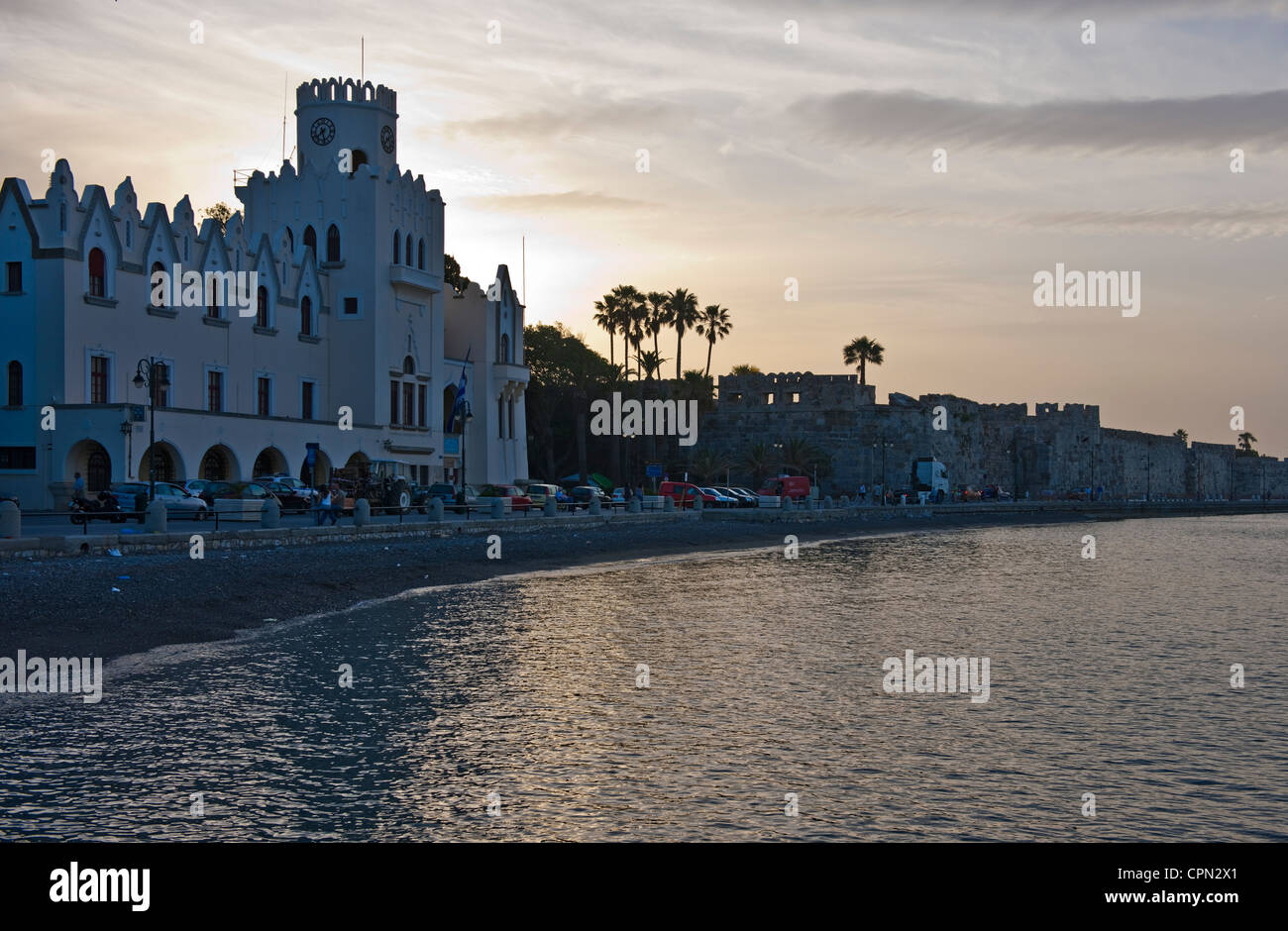 Europa-Griechenland, Dodekanes, Kos, dem Justizpalast in der waterfront Stockfoto