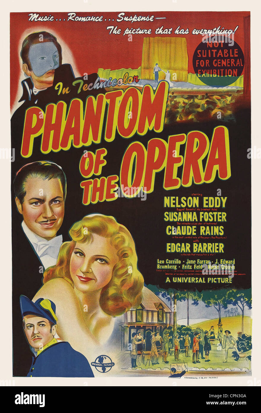 Phantom der Oper Stockfoto