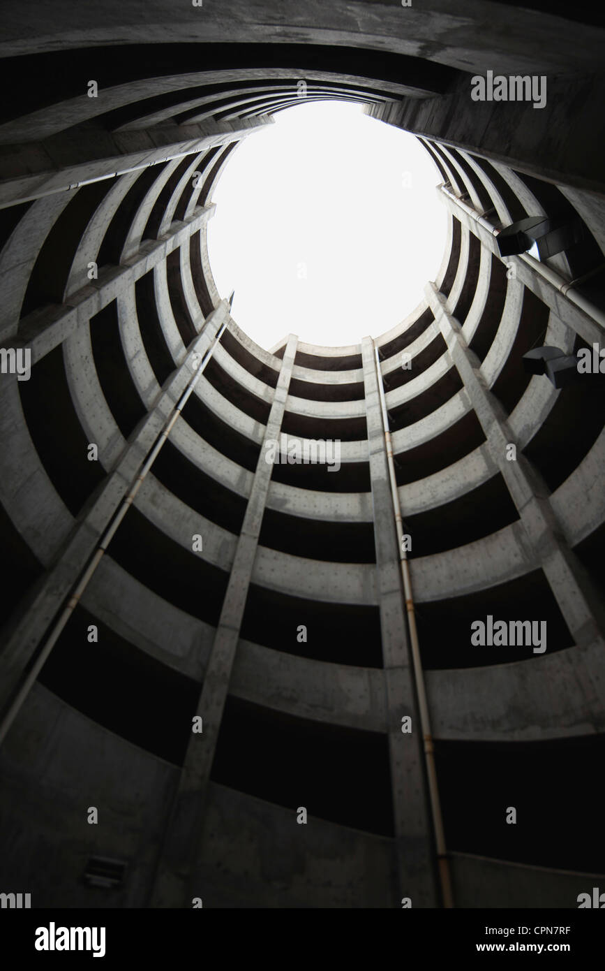 Atrium, niedrigen Winkel Ansicht Stockfoto