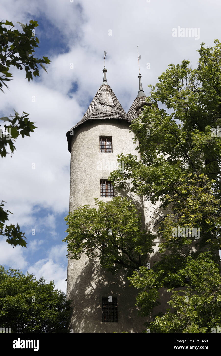 Hexenturm in Sion, Wallis, Schweiz Stockfoto