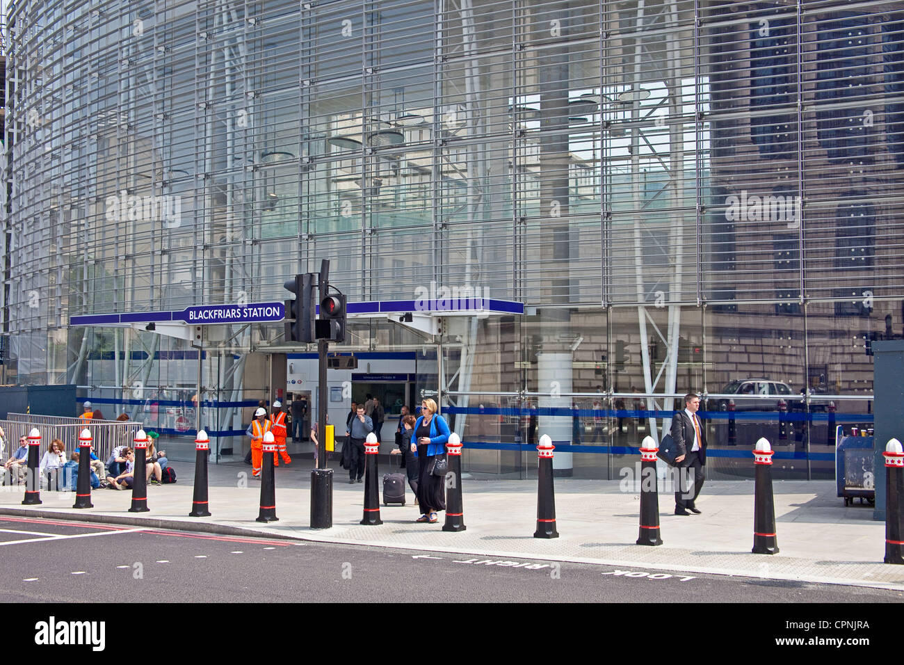 Stadt von London Blackfriars Station nach Renovierung Mai 2012 Stockfoto