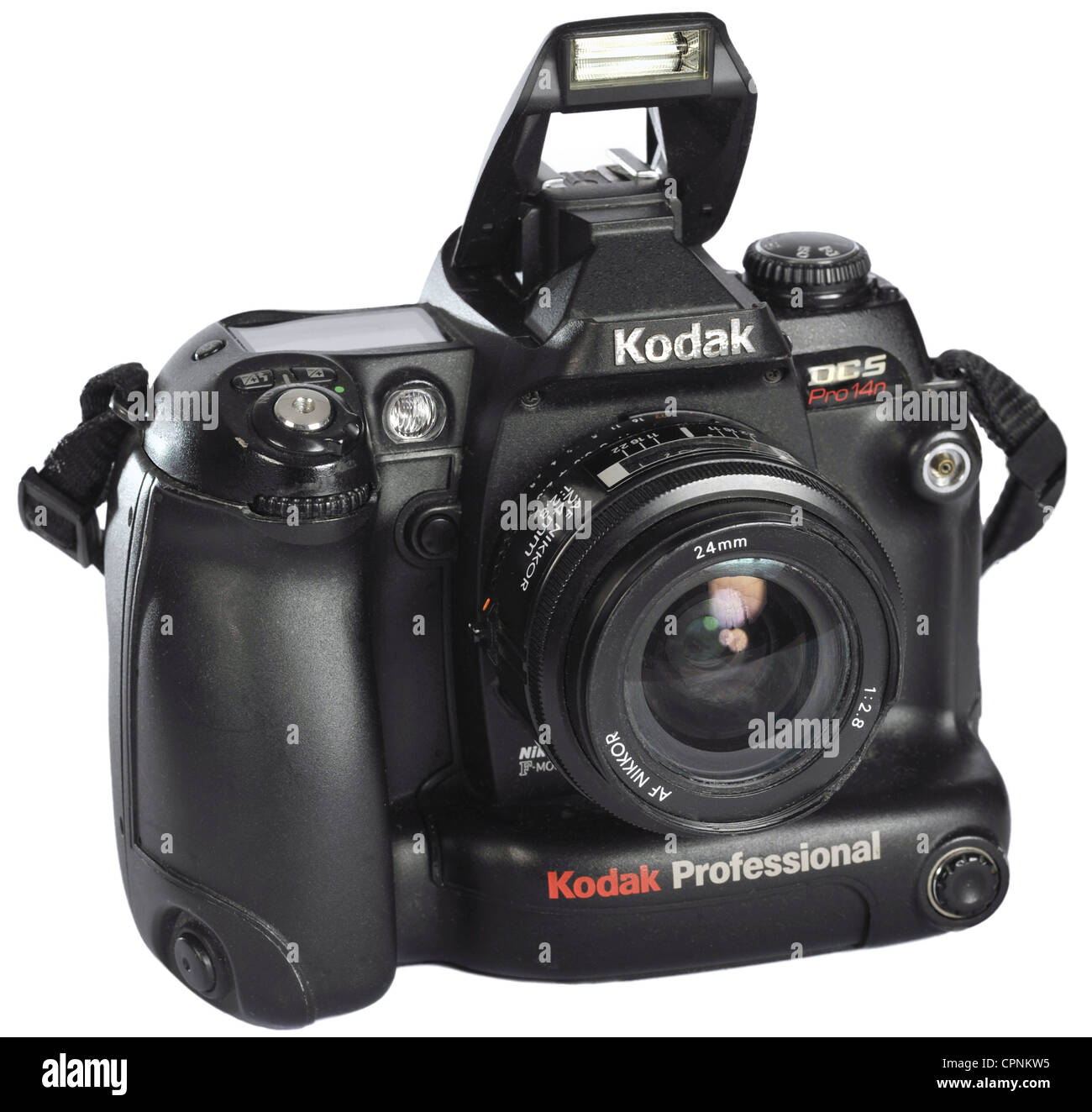 Fotografie,Kameras,Kodak DCS Pro 14n,digitale Spiegelreflexkamera,Digitalkamera,13,9 Megapixel,integrierter Blitz,hier ausgeklappt,Anschluss für Nikon Wechselobjektive,Nikon Objektiv,hier mit Nikon Weitwinkel-Objektiv 1: 2.8 24mm,Vollformatsensor,ohne Reichweiten-Extender,gebrauchte professionelle Kamera,Deutschland,2003,35mm Kamera,Gebrauchsspuren,Gebrauchsspuren,Gebrauchsspuren,verwendet,gebrauchte,Kamera aus zweiter Hand,Kamera,Kamera,Fotoschneiden,Einzelreflexkameras,Ausschneiden,Ausschnitttechnik,Ausschnitttechnik,Ausschnittbilder,Ausschnittbilder,Ausschnittbilder,Ausschnittbilder,Ausschnittbilder,Ausschnittbilder,Ausschnittbilder,Ausschnittbilder,Ausschnittbilder,Ausschnittbilder,Ausschnittbilder,Ausschnittbilder,Ausschnittbilder,Ausschnittbilder,Ausschnitt Stockfoto