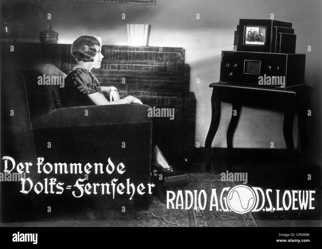 Rundfunk Fernsehen Zuschauer Frau Ist Fernsehen Viewer Im