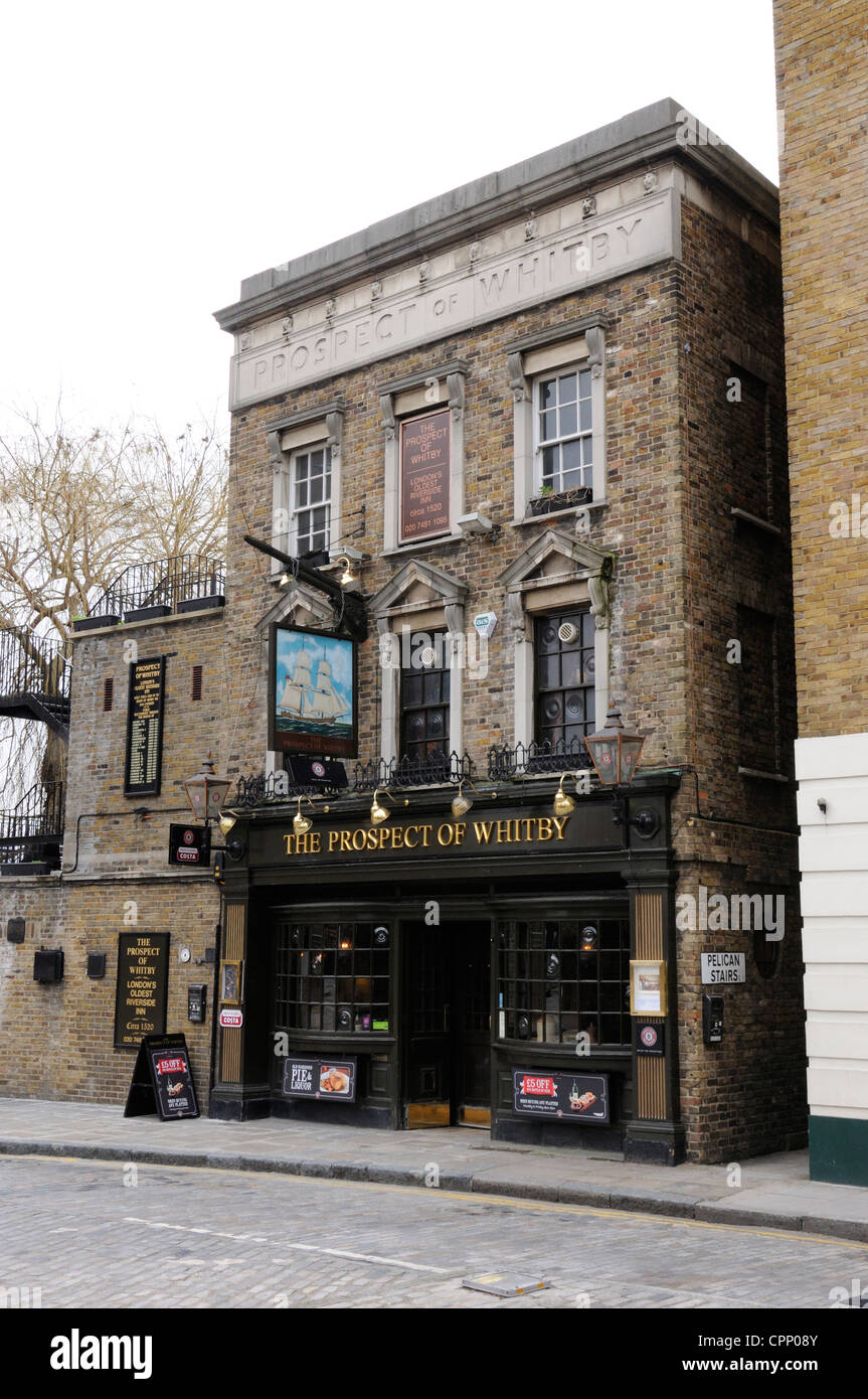 Der Prospect of Whitby Pub, London Stockfoto
