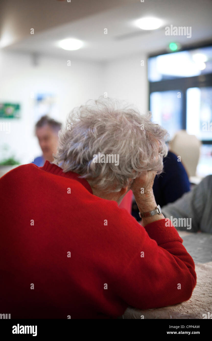 HEIM FÜR ÄLTERE MENSCHEN Stockfoto